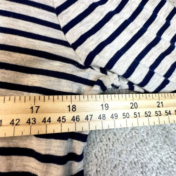 Blue Rain‎ Top with bell sleeves Size large blue and gray Made In USA! - Picture 6 of 8